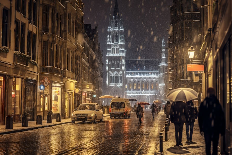 Bruxelles en hiver